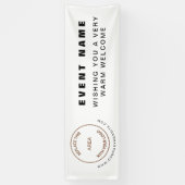 ロゴWebサイトビジネスイベントへようこそ 横断幕 (縦)