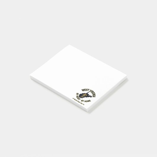 ロゴWVhearthomcoalmiiner ポストイット (アングル)