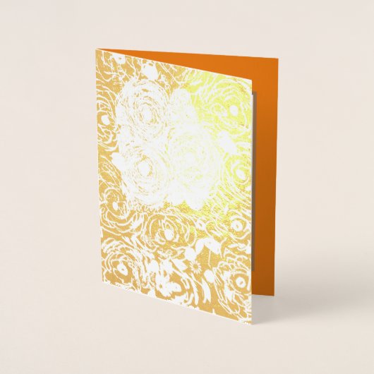 ロサス 箔カード (正面)