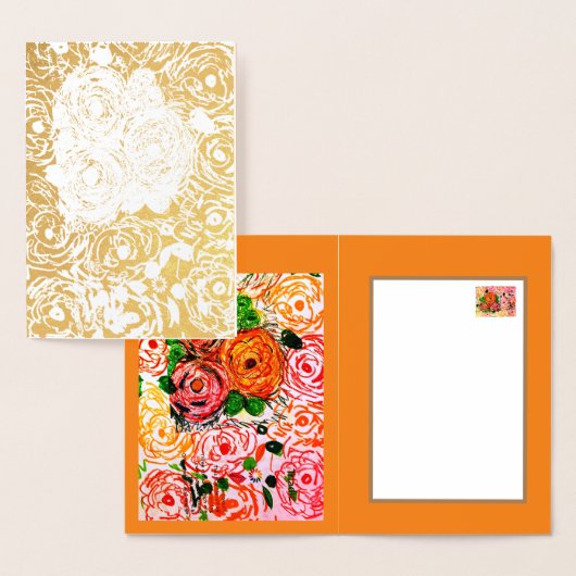 ロサス 箔カード (ディスプレー)