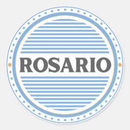 ロサリオ市誇りエンブレム - アルゼンチンのアイデンティティ ラウンドシール