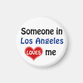 ロサンゼルスにいる誰かが私を愛している マグネット (正面)