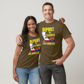 ロサンゼルスにすべての不法入国者を追放して下さい Tシャツ (ユニセックス)
