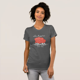 ロサンゼルスのばら色のTシャツ Tシャツ