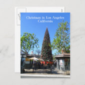 ロサンゼルスのクリスマスの郵便はがき! シーズンポストカード (正面/裏面)