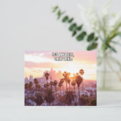 ロサンゼルスのサンセットダウンタウン ポストカード (スタンド正面)