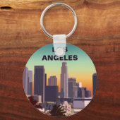 ロサンゼルスのダウンタウン キーホルダー (正面)