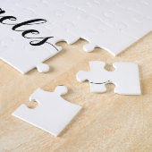 ロサンゼルスのハートの地図 ジグソーパズル (側面)