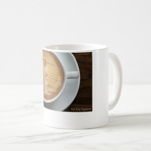 ロサンゼルスのモーターショーDel Rey Apparel コーヒーマグカップ (正面右)