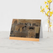 「ロサンゼルスの下町の写真」 カード (黄色い花)