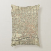 ロサンゼルスの保証地図および通り鉄道 アクセントクッション (正面(垂直))