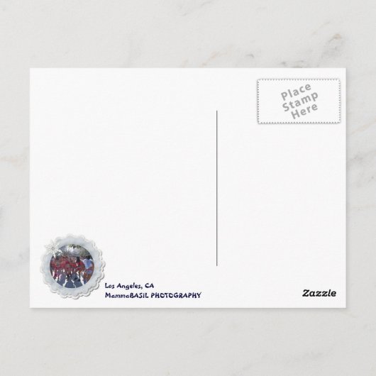 ロサンゼルスの冬のポストカード! ポストカード (裏面)