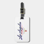 ロサンゼルスの原稿 ラゲッジタグ (正面縦)