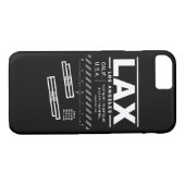 ロサンゼルスの国際空港のLAXのiPhoneの場合 Case-Mate iPhoneケース (裏面(横))