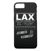 ロサンゼルスの国際空港のLAXのiPhoneの場合 Case-Mate iPhoneケース (裏面)