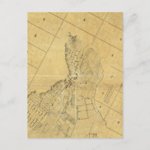 ロサンゼルスの地図 ポストカード