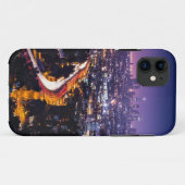 ロサンゼルスの夜のカリフォルニアスカイライン Case-Mate iPhoneケース (裏面(横))