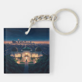 ロサンゼルスの宿葉書 キーホルダー (裏面)