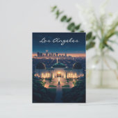 ロサンゼルスの宿葉書 ポストカード (スタンド正面)
