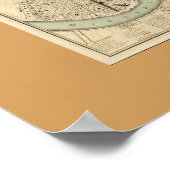 ロサンゼルスの旧地図 ポスター (角)