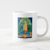 ロサンゼルスの昇進ポスター ジャンボコーヒーマグカップ (右)