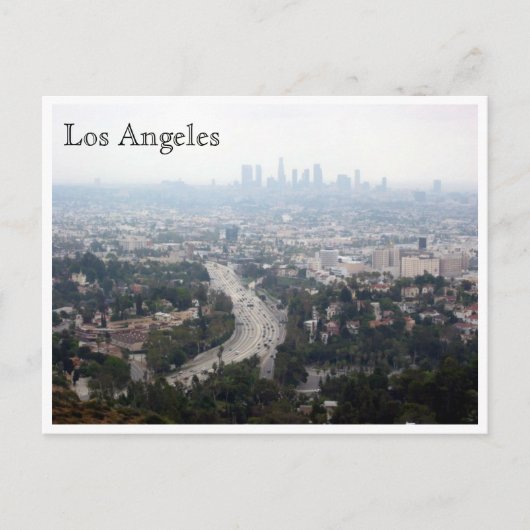 ロサンゼルスの景色 ポストカード (正面)