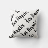 ロサンゼルスの枕 クッション (裏面)