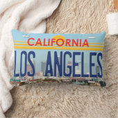 ロサンゼルスの枕 ランバークッション (ブランケット)