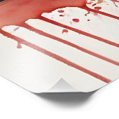 ロサンゼルスの水彩画 フォトプリント            (角)