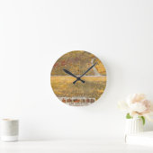 ロサンゼルスの眺め、1894年 ラウンド壁時計 (ホーム)