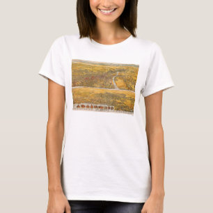 ロサンゼルスの眺め、1894年 Tシャツ