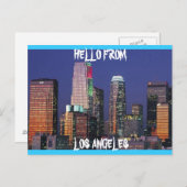 ロサンゼルスの郵便カード ポストカード (正面/裏面)