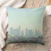 ロサンゼルスの都市景観 クッション (ブランケット)