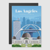 ロサンゼルスへの旅のアート (正面/裏面)