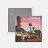 ロサンゼルスアットナイトパープルクラブマグネット マグネット (正面/裏面)