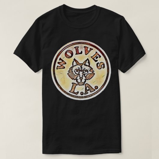 ロサンゼルスウルフサッカー Tシャツ (デザイン正面)