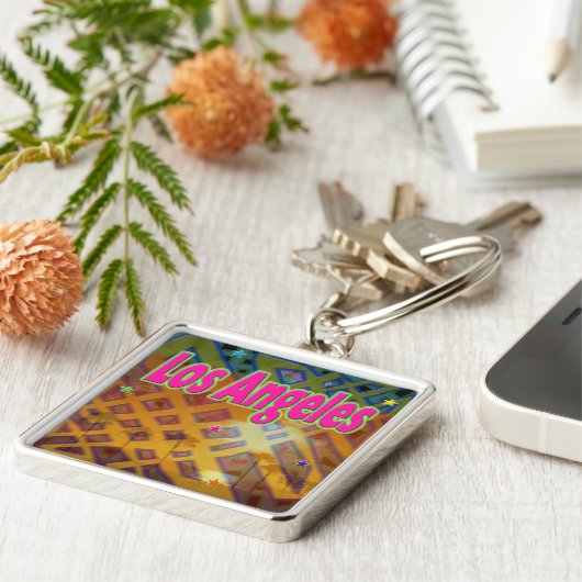 ロサンゼルスエターナルキーチェーン キーホルダー (側面)