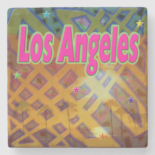 ロサンゼルスエターナルマーブルストーンコースター ストーンコースター (正面)