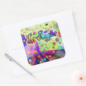 ロサンゼルスエネルクールギーステッカー スクエアシール (封筒)