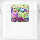 ロサンゼルスエネルクールギーステッカー スクエアシール (バッグ)