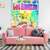 ロサンゼルスエポックタイムストレッチキャンバス印刷 キャンバスプリント (インサイチュ (リビング))