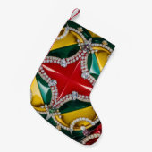 ロサンゼルスカラーのクリスマスストッキング スモールクリスマスストッキング (正面 (吊り時))
