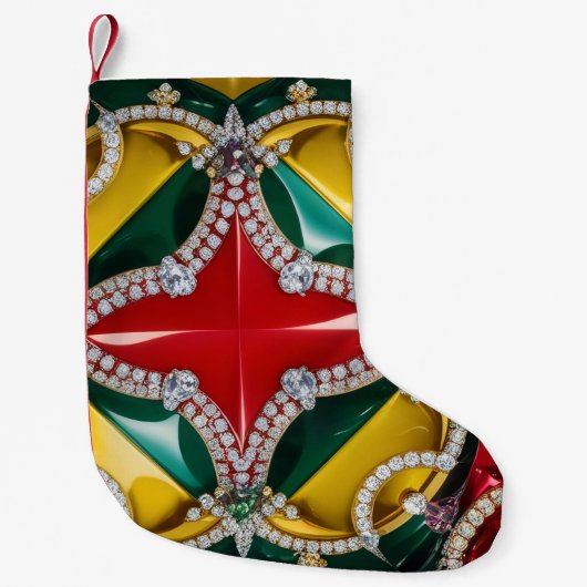 ロサンゼルスカラーのクリスマスストッキング スモールクリスマスストッキング (正面)