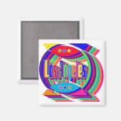 ロサンゼルスカラーコンボ2マグネット マグネット (正面/裏面)