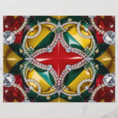 ロサンゼルスカラー付きフライヤーデザイン チラシ (裏面)