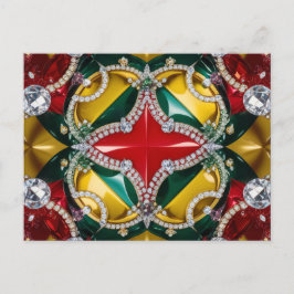 ロサンゼルスカラー付きポストカードデザイン ポストカード