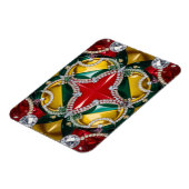 ロサンゼルスカラー対応フレキシブルなフォトマグネット マグネット (左側)