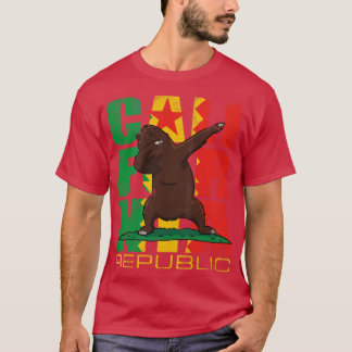 ロサンゼルスカリフォルナベアヴィンテージレトロ旗 Tシャツ