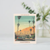 ロサンゼルスカリフォルニアアエレガントートヴィンテージトラベル ポストカード (スタンド正面)