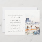 ロサンゼルスカリフォルニアウォーターカラーリハーサルディナー 招待状 (正面)